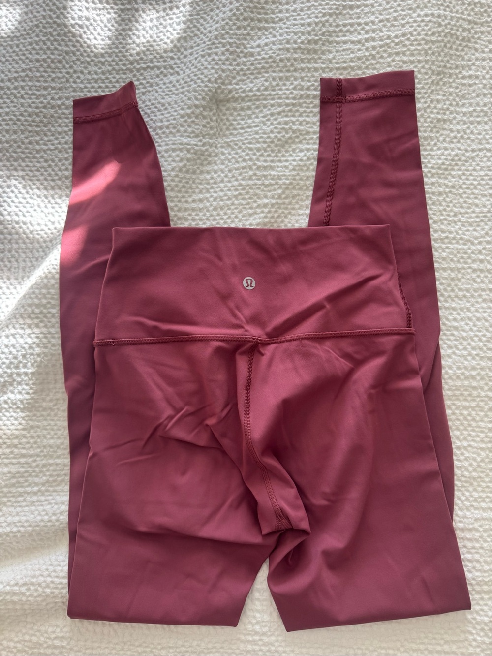 lululemon athletica High-Rise Full-Length Womens Leggings — pink aligns